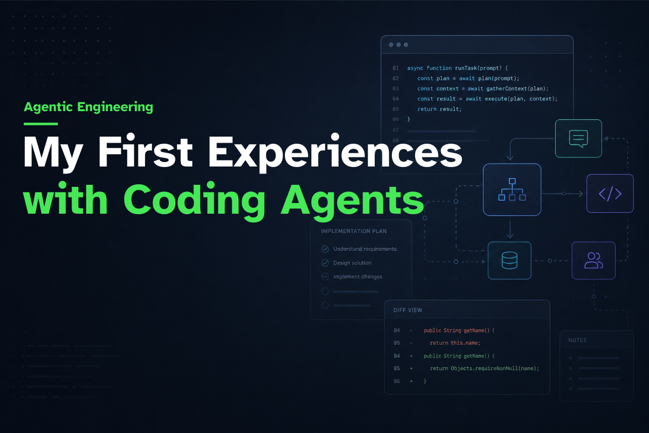 My First Experiences with Coding Agents